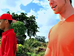 Enthousiasteling, Anaal, Zwart, Zwart, Homo, Buiten, Openbaar