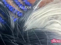 Veľké péro, Striekanie semena, Péro, Na psíka, Ebenové, Pička, Teenka, Vlhká