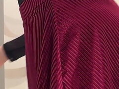 Popó, Szépség, Hatalmas hátsó, Gesztenyebarna, Édes, Szoknya, Zoknik, Spanyol