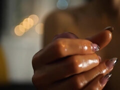 Avsugning, Närbild, Par, Sperma shot, Handjobb, Hd, Orgasm, Verklighet