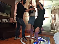 Amateur fetish threesome fuck