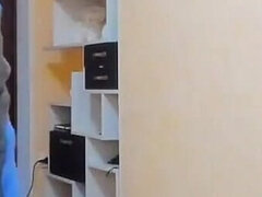 Sexy Brunette Myla_angel. Gymnastics in Sportwear and Naked, Tits Sucking, Naked Walking!