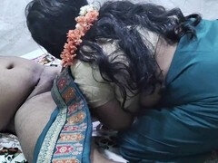Amateur Indian housewife Gulabu_Gule gives a hot blowjob in the house