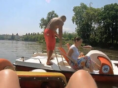 Stora tuttar, Bystig, Hanrej, Pengar, Utomhus, Porrstjärnor, Tonåring, Fru