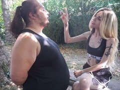 Italian mistress, lady glamhell, smoking fetish