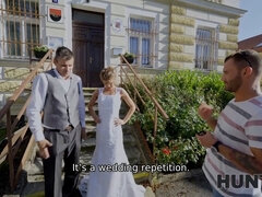 Mariée, Cocu, Tchèque, Robe, Hd, Pov, Rasée, Mariage