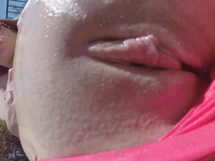 Tyłek, Obciąganie, Brunetka, Styl na pieska, Hd, Naturalne cycki, Basen, Mocno