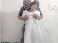 Desi Muslim Teen Mina Gets Paid For Rough Doggy Style Sex - Tight Pussy Fucked Hard