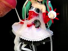 Miku Hatsune 09 figure bukkakefakeCum