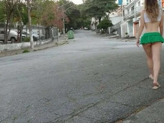 아마추어, 큰 가슴, 비키니, 여자, 공개동영상, Hd, 공개적인, 현실