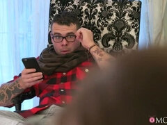 오랄섹스, 사정 샷, 도기스타일, 얼굴에, 핑거링, 대단히, 보지