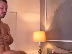 Huge-ass Dezii G banged while wearing blue lingerie by Duncan Saint