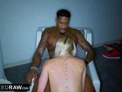 BLACKEDRAW Exciting Mommy Picks up BIG BLACK COCK and can't Wait for more - Cassie 18 years old