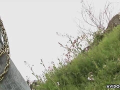 큰 음경, 큰 가슴, 오랄섹스, 흑갈색 머리, 가슴이 큰, 나이든, 밀프, 자연의 가슴