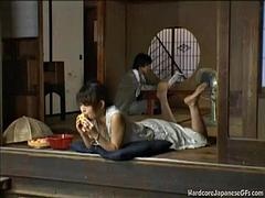 美女, 茶髪の, 中出し, フェティッシュ, オナニー, 熟年, パンティ, ティーン