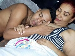 I worship her busty chest as we enjoy videos