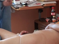 Sædskud, Fetish, Hjemmelavet, Bukser, Ældre kvinde