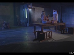 금발의, 레즈비언, 수음, 피어싱, 문신