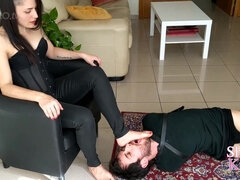 Arsch, Tussi, Braunhaarige, Weibliche domination, Fetisch, Muschi, Titten