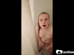 18, Amatør, Fingring, Hd, Hjemmelaget, Petite, Dusj, Tenåring