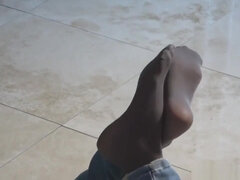 Butt3rflyforu Hogtied Gagged BDSM Milf In Fishnets