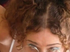 18, 오랄섹스, 흑갈색 머리, 남녀공학, 입에 사정, 셀카, 청소년, 유니폼