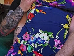 Enthousiasteling, Brits, Stel, Vingeren, Harig, Huisgemaakt, Rijpe lesbienne, Tatoeage