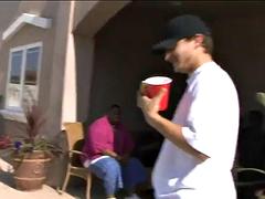 Grote lul, Grote mammen, Zwart, Zwart, Tieten likken