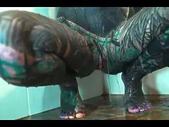 アナル, ブロンド, 指いじり, Hd, なめる, ヌード, タトゥー, おもちゃ