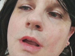 Stor rumpe, Bruke dameklær, Hjemmelaget, Naken, Alene