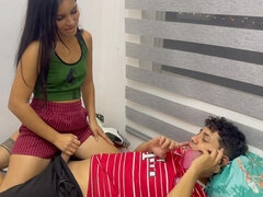 I Give My Little Stepsister the Best Fuck of My Life While Talking to My Girlfriend on the Call