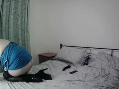 Amateur, Belle grosse femme bgf, Britannique, Femelle, Masturbation, Mature, Solo, Jarretelles