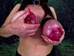 Amatoriale, Tette grandi, Bondage, Fetish, Produrre il latte, Matura, Latte, Capezzoli
