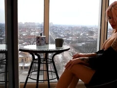 Morning Coffee Blowjob - Hot Cum in Mouth & Kisses with Evil-Bunny