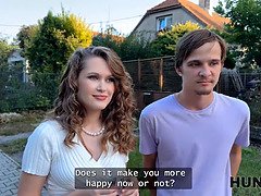 Una Fairy flaunts her curves & gets pounded in public in POV