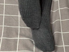 Trying on Collection of Socks, Choose Your Favorites