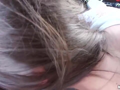 Popó, Cumizás, Kebles, Hd, Szabadban, Nyilvános, Orosz, Tini