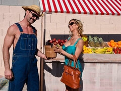 Blond, Kukk suging, Bakfra, Runke, Milf, Pupper