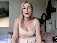 아마추어, 아기, 큰 가슴, 금발의, 영국인, 여자 지배, 혼자