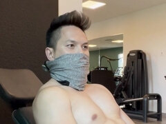 Mastarbating in the Gym