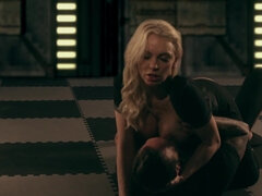 Anal, Blonde, Sucer une bite, Gorge profonde, Faciale, Hard, Seins naturels, Chatte