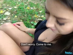 Beautiful Czech girl gets properly fucked in the woods