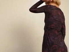 Blond, Vrouw, Harig, Hd, Moeder die ik wil neuken, Alleen, Kousen, Speelgoed