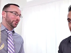 Röv slick, Avsugning, Homosexuell, Muskel, Kontor, Förförd, Tatuering, Voyeur