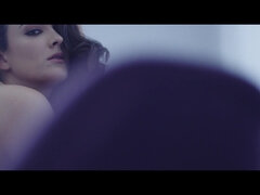 美女, デカパイ, イギリス人, 茶髪の, エロティック, 女, 自然山雀, オッパイの