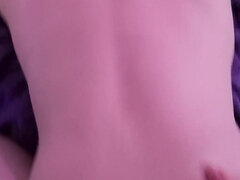 POV Fucking a Transgirl in the Ass Loudly