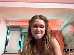 Debt4k. hot porn in a fortune-telling salon: she controlled to give an unbelievable blowjob