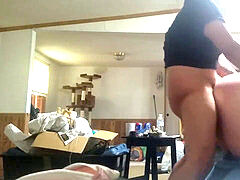 Χοντρή γυναίκα, Μεγάλος κώλος, Χύσιμο, Σπιτικό, Μαμά