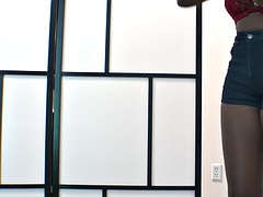 デカパイ, 黒人, 中出し, 黒人, ポルノスター, ハメ撮り, オッパイの, スカートのぞき