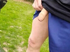 Britské, Masturbace, Venku, Sólo